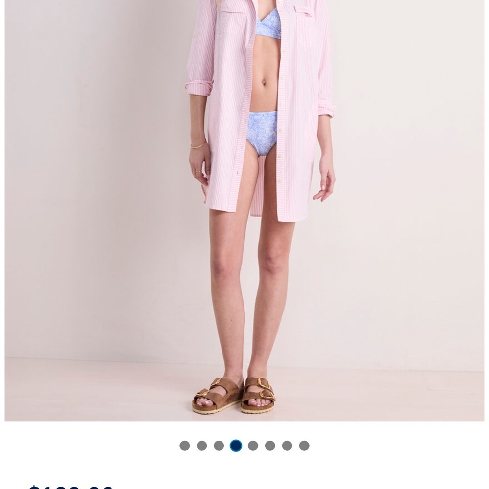 Vineyard Vines Hartley Harbor Coverup size 2 pink - Picture 10 of 10
